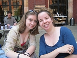Jenn and I At a Museum Cafe